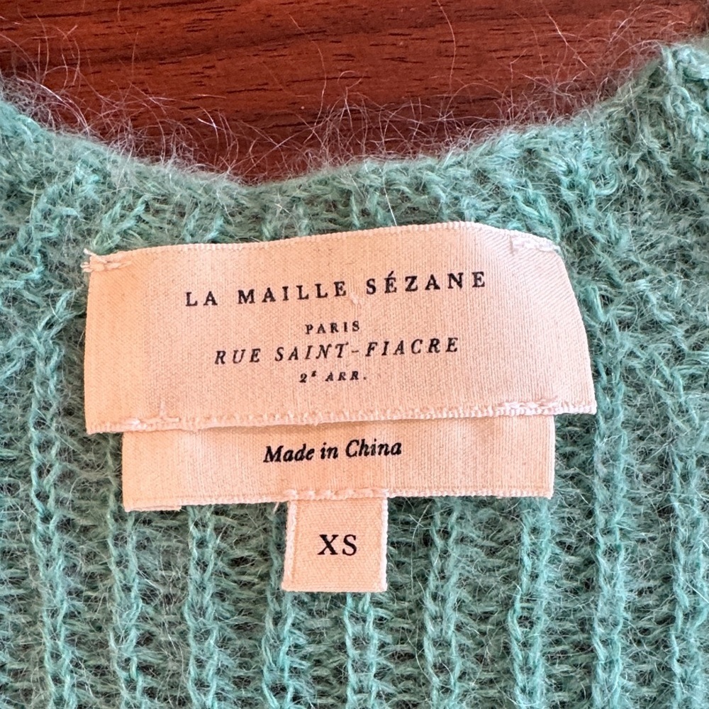 SÉZANE Diane Mohair Wool Knit Jumper Sz XS - Picture 7 of 11